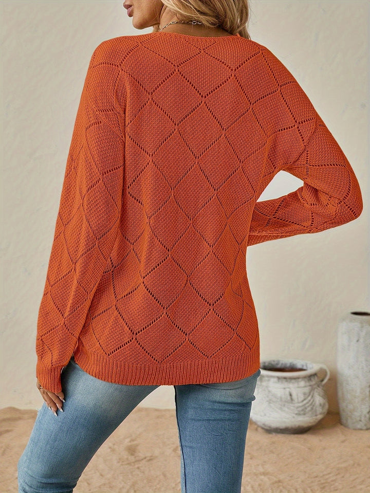 Sophia™ Cozy V-Neck Pullover Sweater