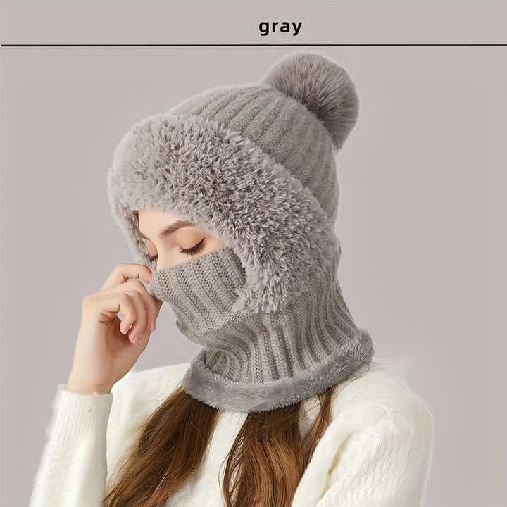 Clara Cozy Knit Hat & Gaiter Set