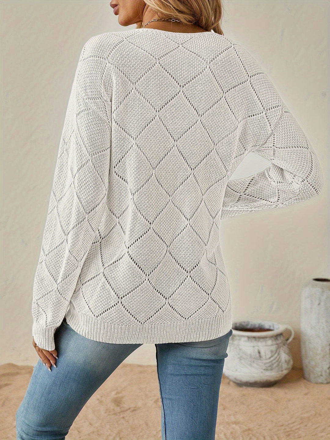 Sophia™ Cozy V-Neck Pullover Sweater