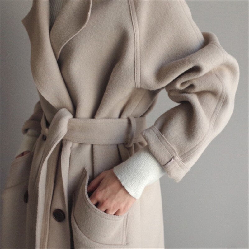 LEMIA - Elegant long coat