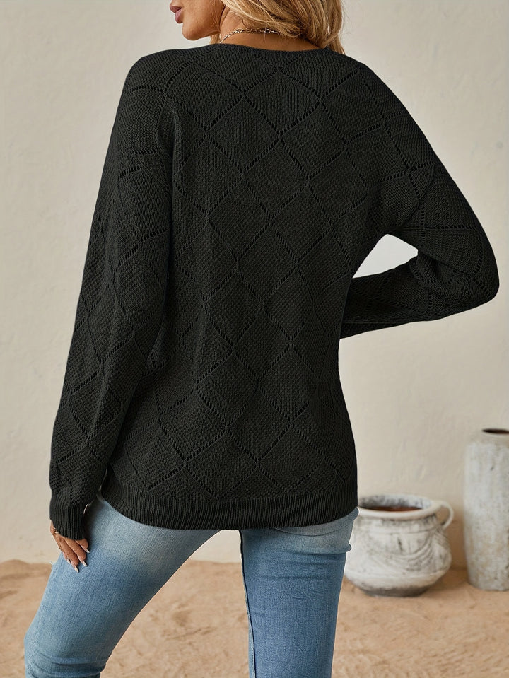 Sophia™ Cozy V-Neck Pullover Sweater