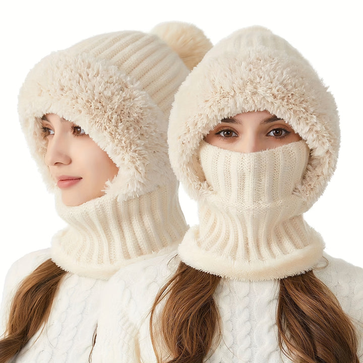 Clara Cozy Knit Hat & Gaiter Set